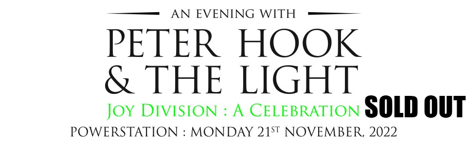 PETER HOOK & THE LIGHT
